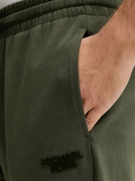 Спортивні штани Michael Kors однотонні зелений