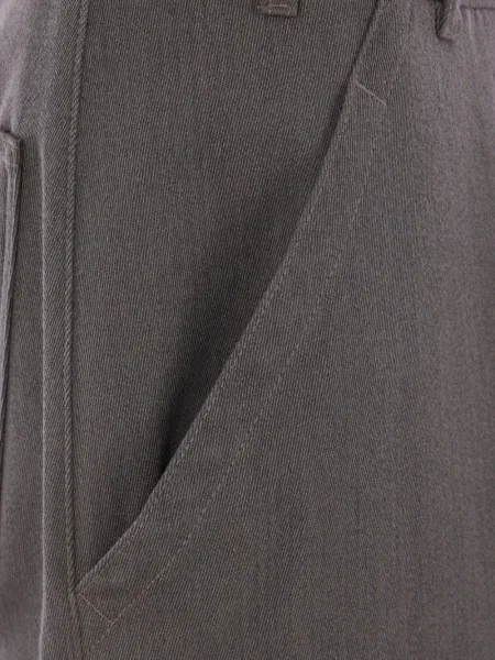 Pantaloni Maison Margiela de lână gri