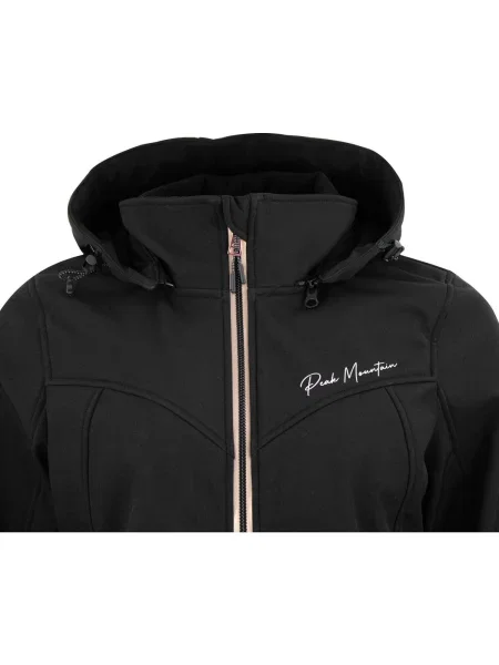 Geacă Peak Mountain softshell negru