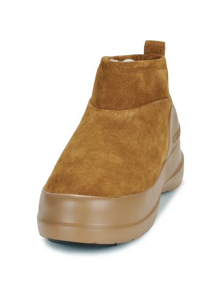 Botine Moon Boot din piele de căprioară maro
