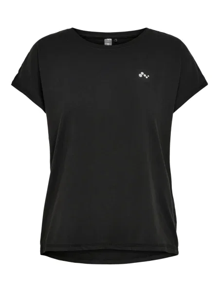 ONLY PLAY Tricou funcțional Aubree negru / gri alb