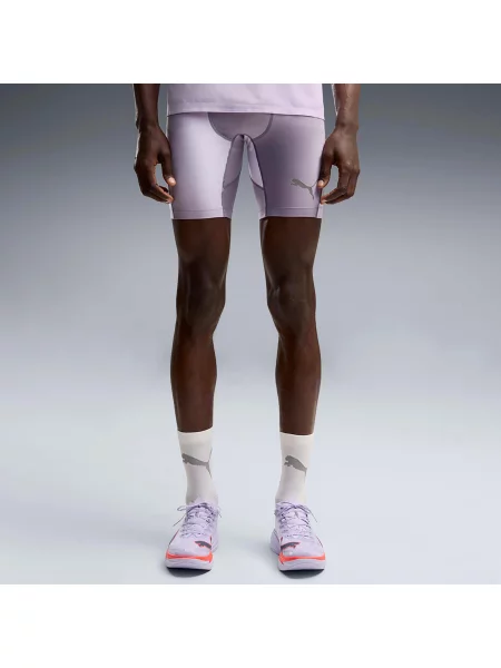 Spodnie Puma M Lightspeed 8 Aop Half Tight Dorośli niebieskie