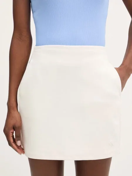 Calvin Klein Jeans spódnica beżowa