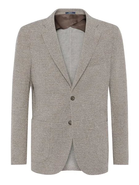 Boggi Milano Sacou amestecat gri