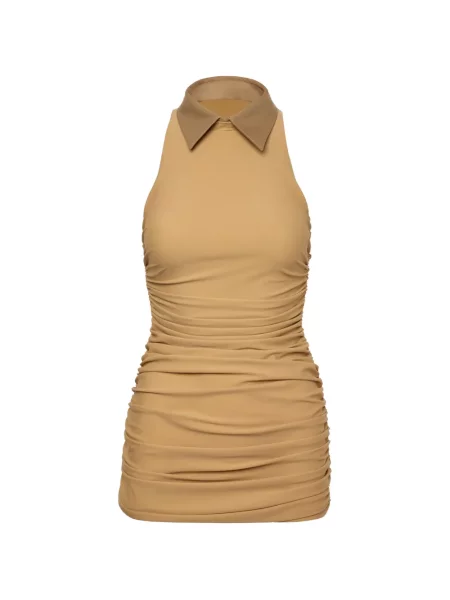 Gulerat rochie mini Medeea cu volane