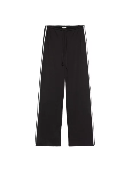 Bershka Pantaloni negru alb