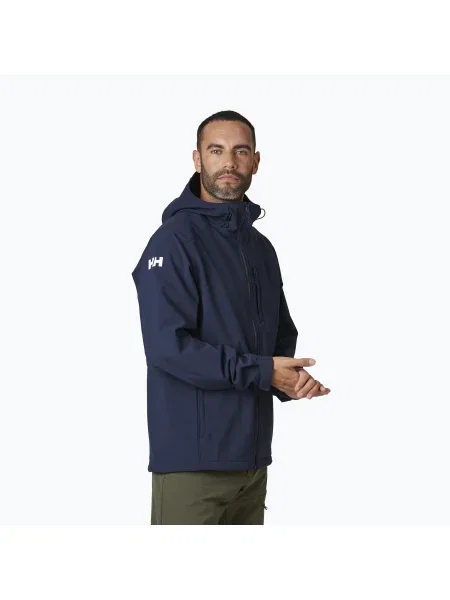 Helly Hansen bărbați Paramount cu glugă jachetă softshell cu glugă marin albastru
