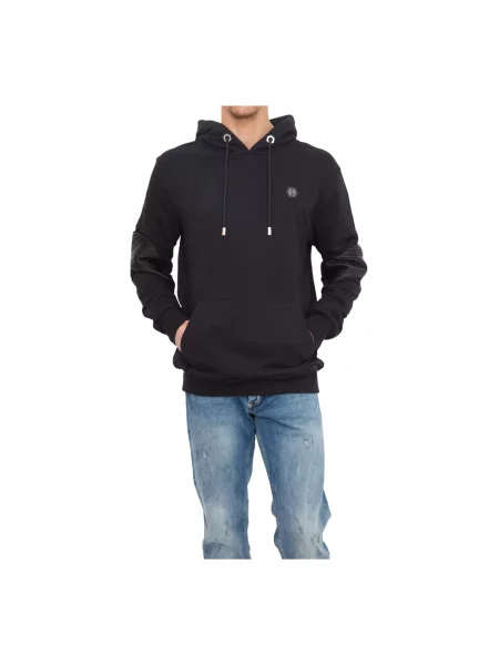Bluza z kapturem Philipp Plein z kapturem czarna