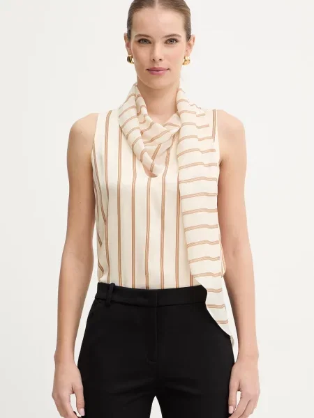 Simona Corsellini bluzka beżowa