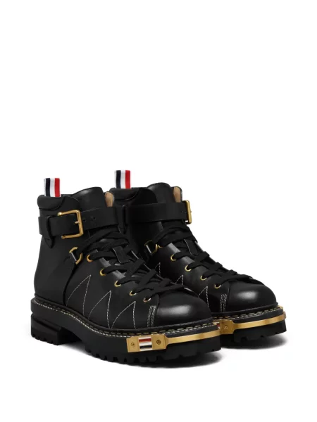 Botine Thom Browne din piele negru
