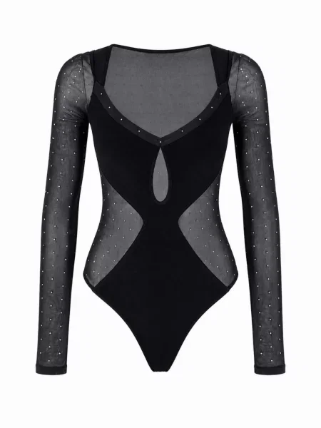 MYLAVIE by Sarah Harrison Tricou body negru
