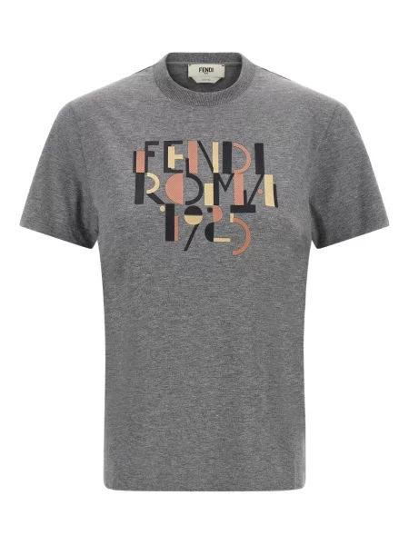 Tricou Fendi gri