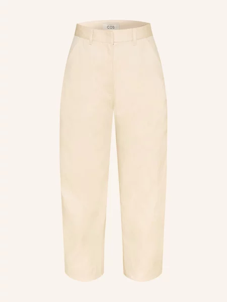 Cos Chinosy Batten beige beżowe