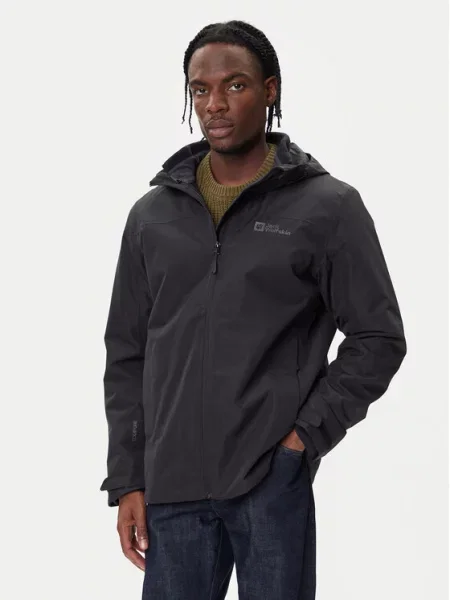 Jack Wolfskin Pohodna jakna Taubenberg črna