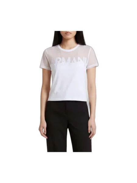 Koszulka Armani Exchange biała