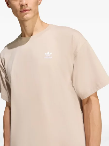 Ριγέ μπλούζα Adidas με κέντημα από διχτυωτό μαύρο