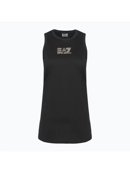Koszulka Emporio Armani Train Visibility Tank black/gold czarna