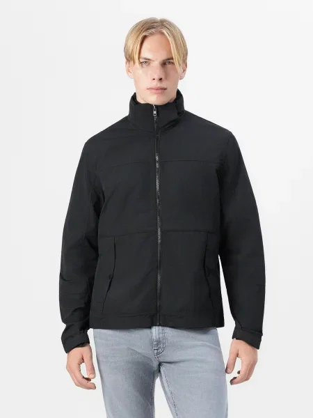 Lyle & Scott Prechodná bunda Stow Away' čierna