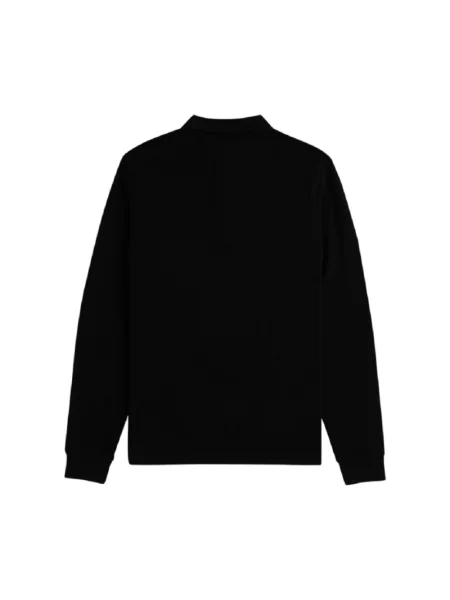 Koszulka polo Fred Perry z długim rękawem czarna
