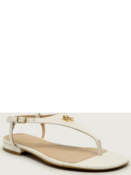 LAUREN RALPH LAUREN De piele sandale EVERLEY bej