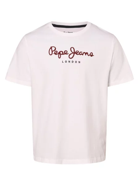 Krótka koszulka Pepe Jeans biała