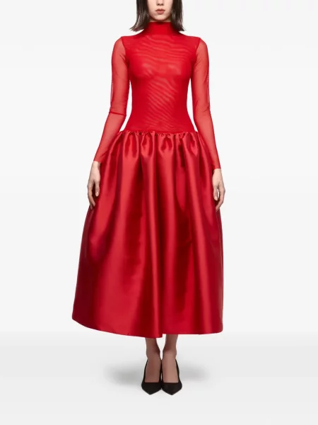 Rochie maxi Atu Body Couture lungă de costum roșu