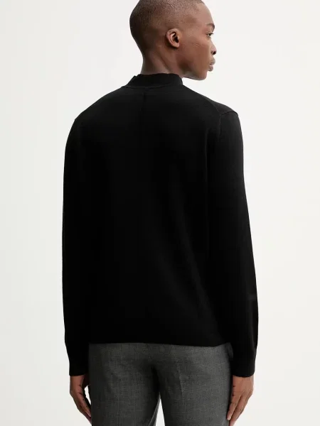 Vlněný svetr Calvin Klein pánský černá
