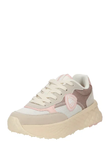 Blauer Sneakers bej