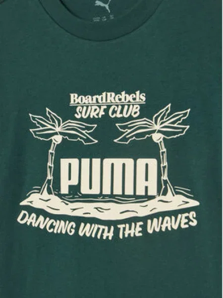 Puma Póló Graphic zöld
