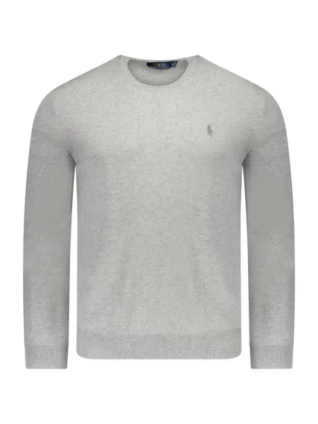 Dzianinowy sweter Polo Ralph Lauren szary