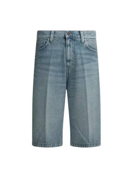 Spodnie Carhartt Wip niebieskie