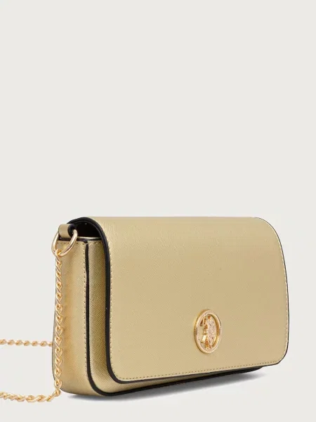 U.S. POLO ASSN. Torba za čez ramo zlata