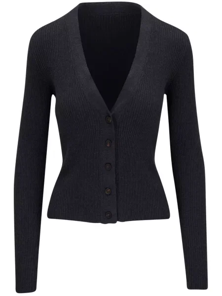 Cardigan Brunello Cucinelli cu decolteu în V gri