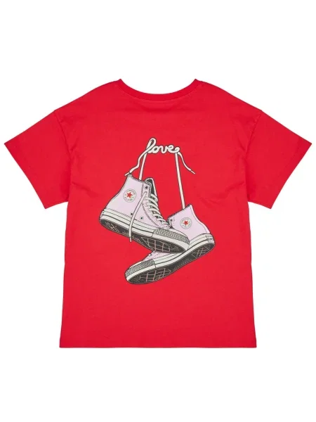 Tricou copii Converse roșu