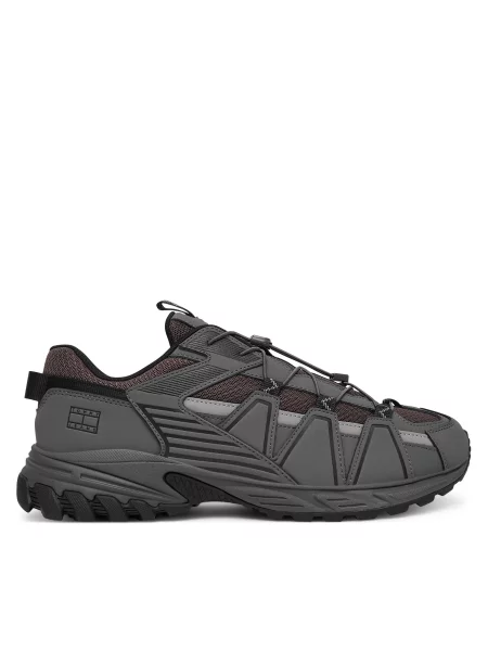 Сникърси Tommy Jeans Tjm Outdoor Runner сив