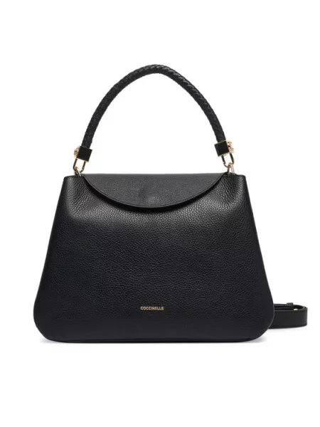 Torebka crossbody Coccinelle skórzana czarna