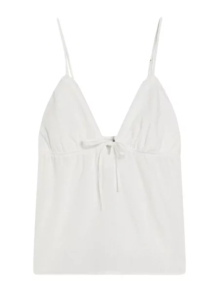 Bershka Top off-bela bela