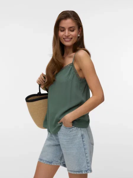 VERO MODA Top VMMENNY închis verde