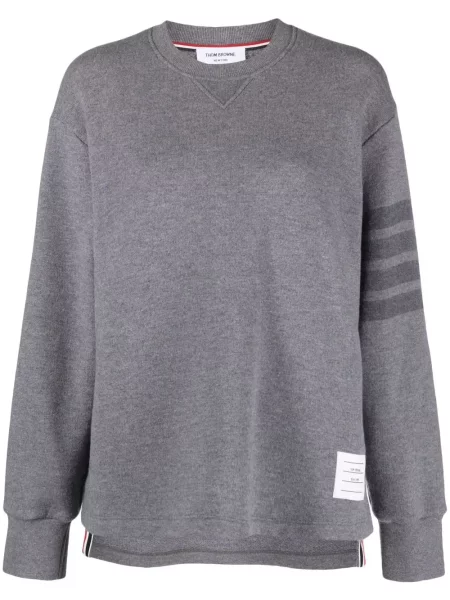Pulover Thom Browne cu dungi gri