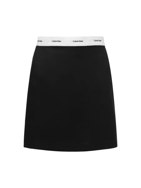 Calvin Klein Jeans Suknja Ponte crna bijela