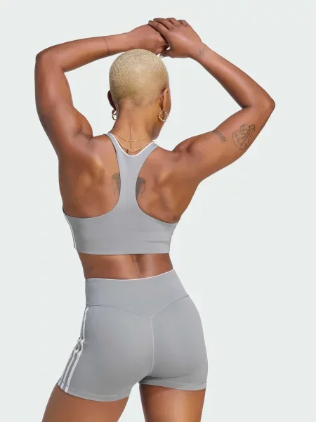 Спортивный топ Adidas серый