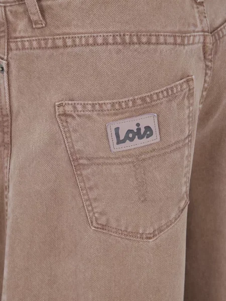 Blugi cu picior larg Lois Jeans maro
