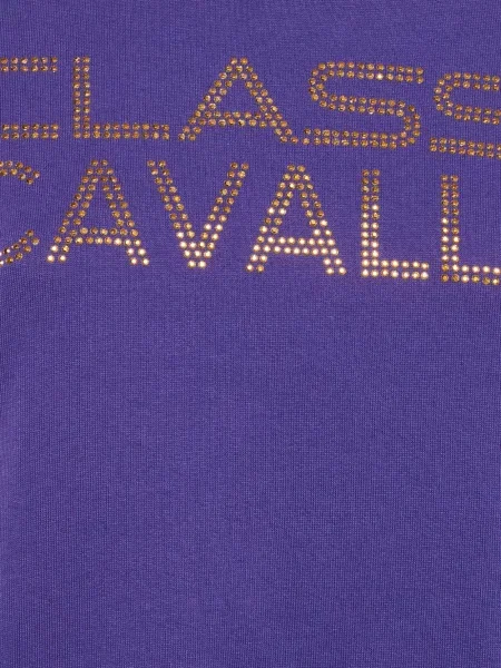 Hanorac Cavalli Class cu tepi violet