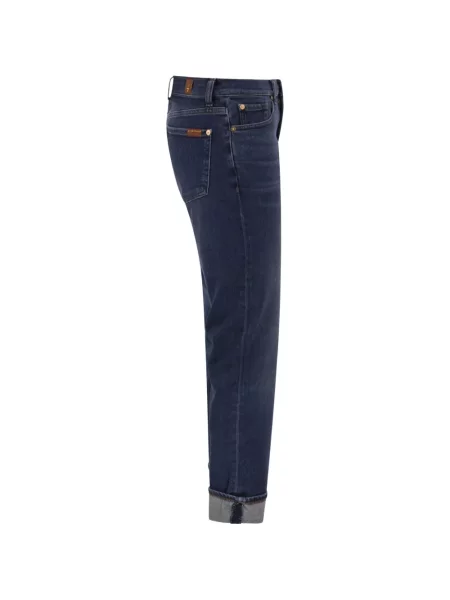 Слаб дънки skinny fit 7 For All Mankind синьо