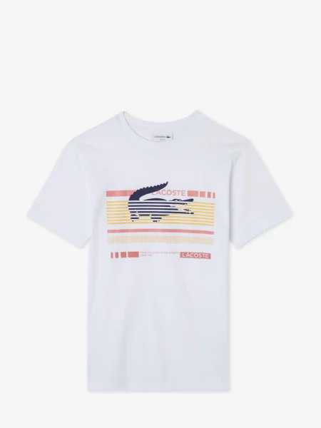 Футболка Lacoste белая