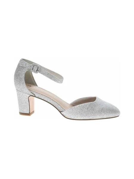 Pantofi Tamaris argintiu