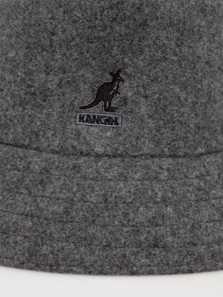 Kangol Kapelusz wełniany szary