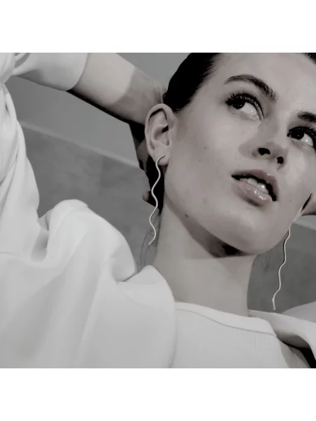 Kolczyki Dansk Copenhagen żółte