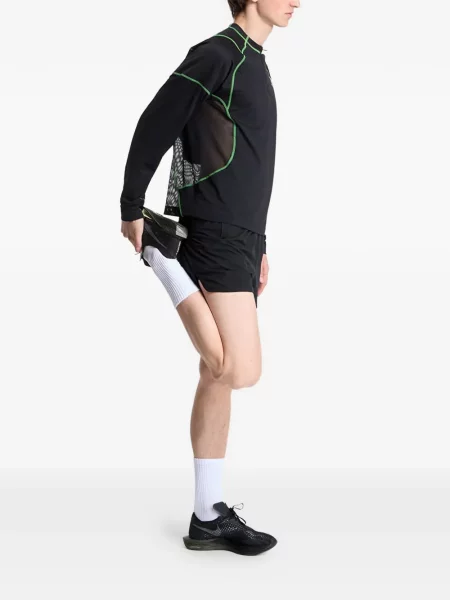 Tricou Nike cu șireturi din dantelă alergare alb