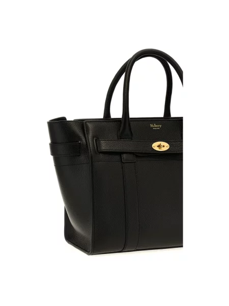 Shopperka Mulberry skórzana czarna